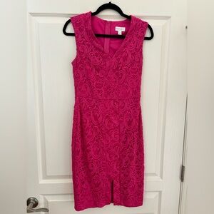 All lace pink bisou bisou dress